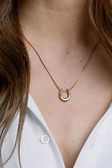 Hold Your Horses Necklace - Gold