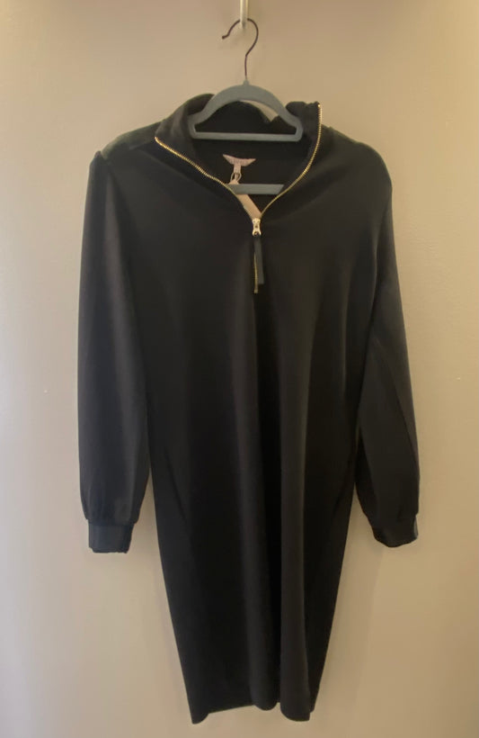 Zipp Col Modal Dress