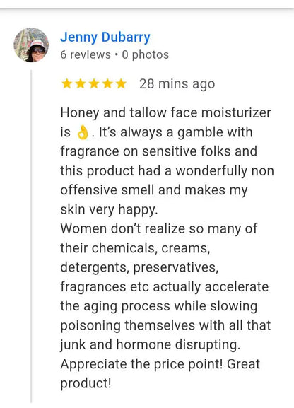 Tallow & Honey Face Cream