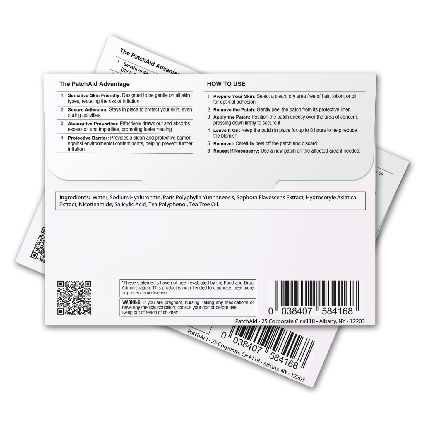 Blemish & Wrinkle Patch with Microneedle Technology