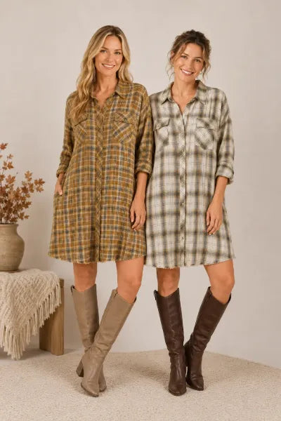Plaid it is Dress