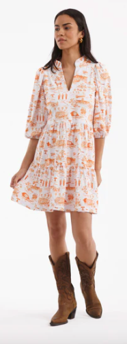 The Tory Dress - Tennessee Toile Available XS-XL