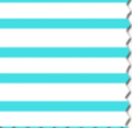 Turquoise Wide Stripe Performance Polo