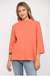 Our Favorite Mock Neck Bell Sleeve Sweater - Pink, Blue, French Blue, Cream & Dusty Orange