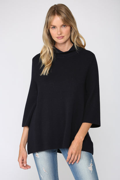 Our Favorite Mock Neck Bell Sleeve Sweater- NEW COLORS