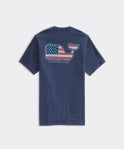 VV Whale Pocket Short Sleeve Tee in Blue Blazer