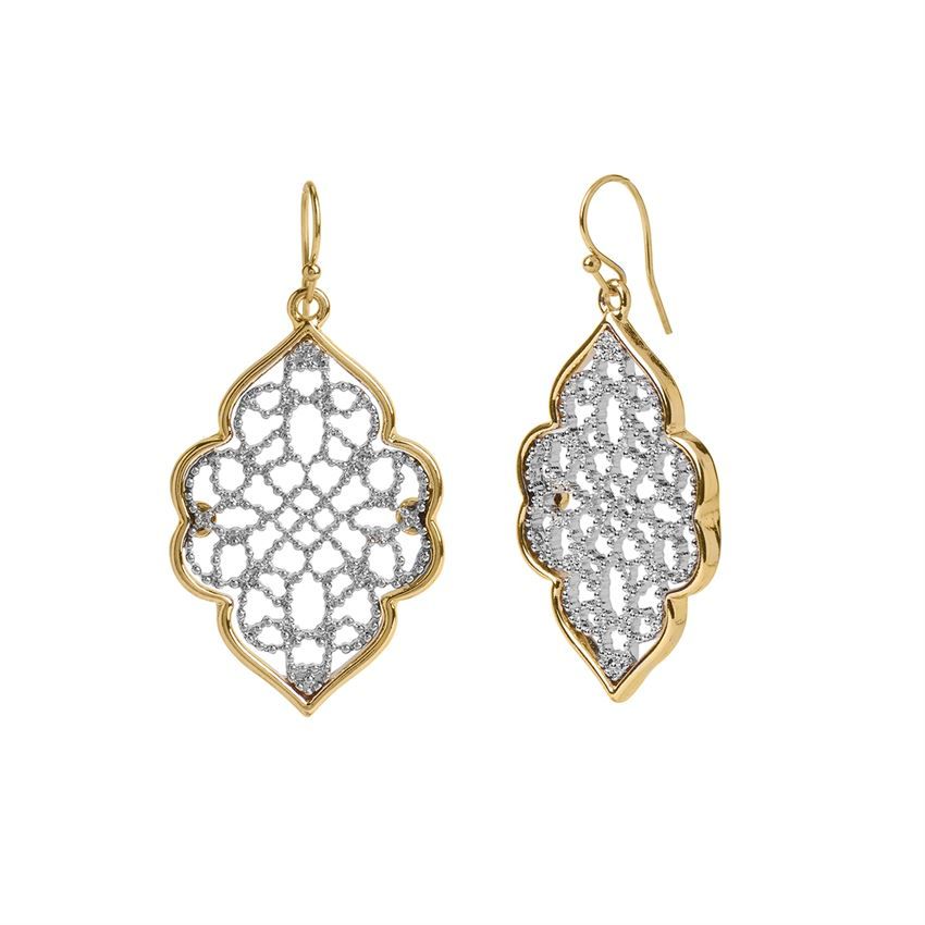 Whispers Two-Tone Vintage Dangle (347)