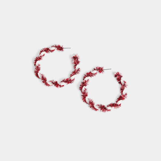 Whispers Tinsel Hoop Twist