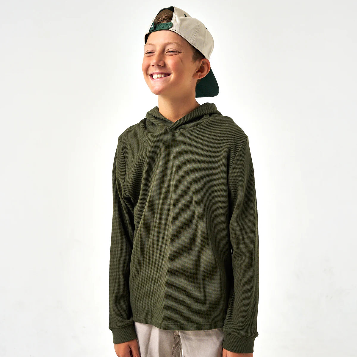 Thermal Hoodie - Mallard Green