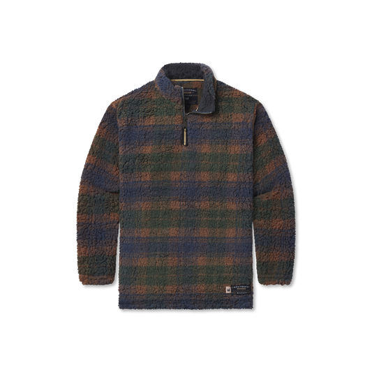 Southern Marsh Youth Andover Plaid Sherpa Pullover
