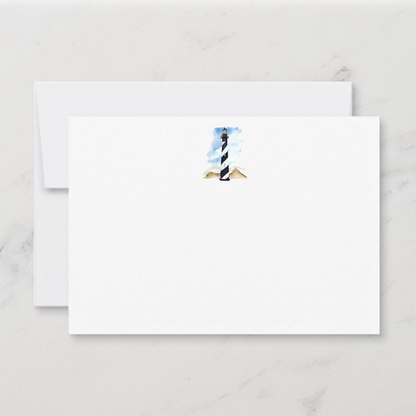 So Thoughtful Gifts - Lighthouse Flat Notecard - Set of 15
