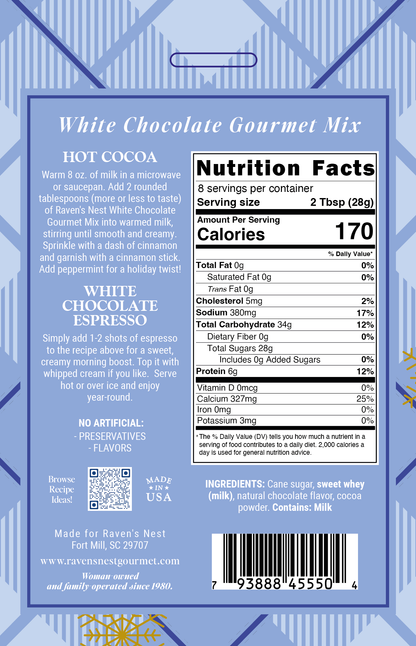 Raven's Nest Gourmet - White Hot Chocolate