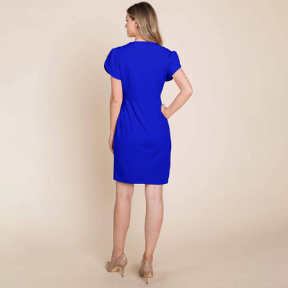 ROLYPOLY - Puff Short Sleeve Bodycon Dress