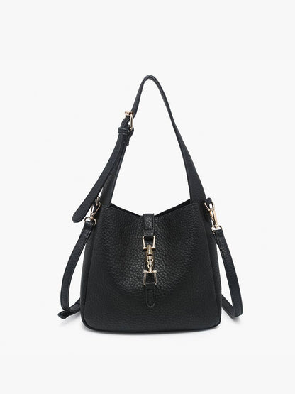 Agnes Classic Satchel w/ Press Lock & Inner Bag