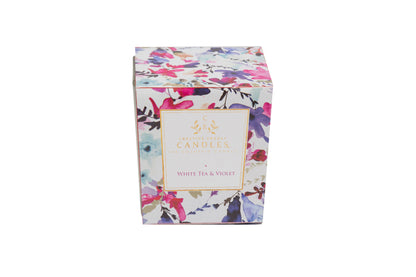 Creative Energy Candles - White Tea & Violet: 2-in-1 Soy Lotion Candle