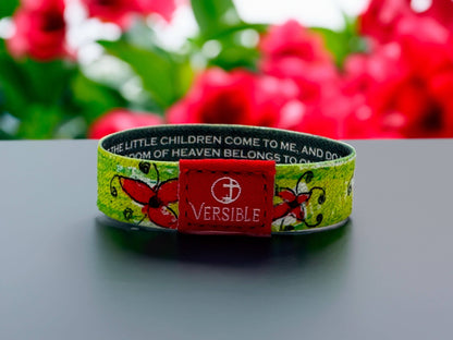 Versible - Fire Flower - Survivor Series / Matthew 19:14 Wristband