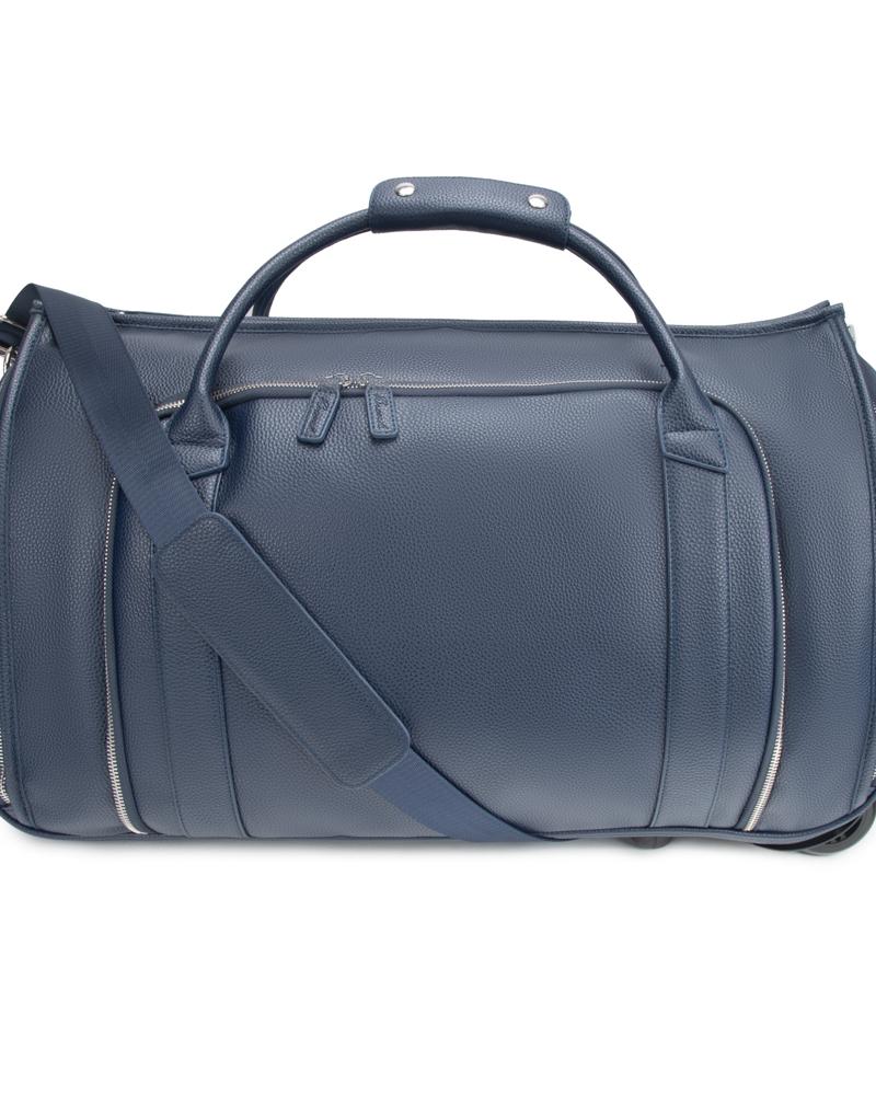 Brett 2-in-1 Garment & Duffel Roller Bag - Navy