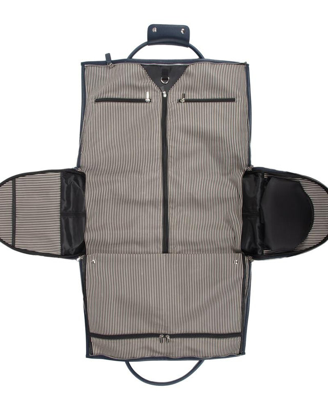 Brett 2-in-1 Garment & Duffel Roller Bag - Navy