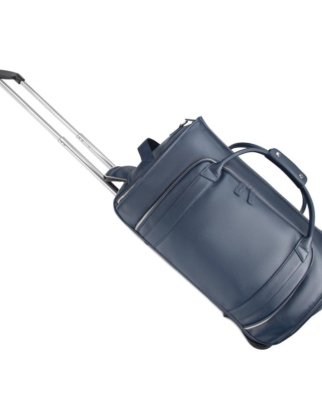 Brett 2-in-1 Garment & Duffel Roller Bag - Navy
