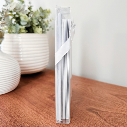 So Thoughtful Gifts - Potted Stems Notecard Set of 10 - Blank Inside