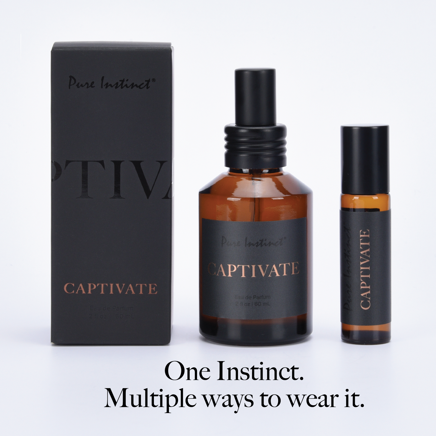 Pure Instinct - CAPTIVATE - Pheromone Cologne Oil 10.2mL