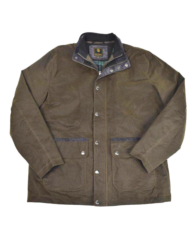 Waxed Coat - Olive