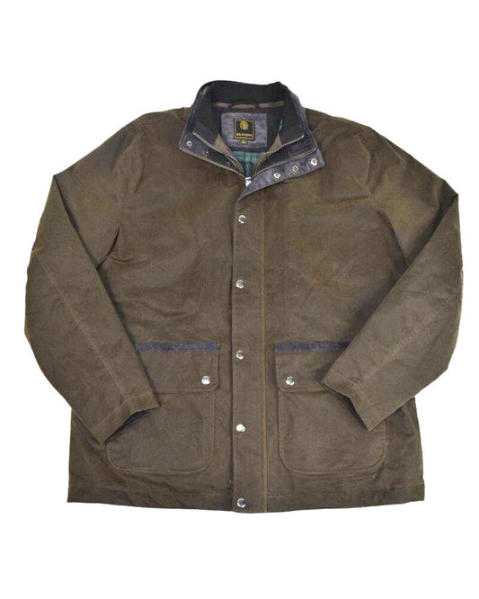 Waxed Coat - Olive