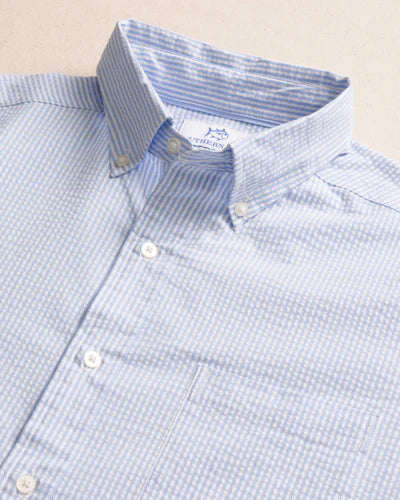 SS Folly Fields Stirpe Seersucker Sportshirt