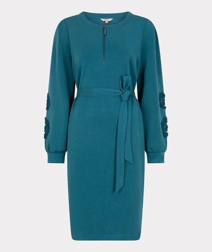 Dress Tape Embroidery Modal - Teal