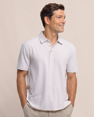 SS Linen Cotton Sandwave Polo
