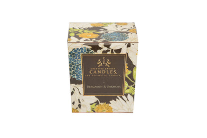 Creative Energy Candles - Bergamot &  Oakmoss: 2-in-1 Soy Lotion Candle: Medium - 6 oz