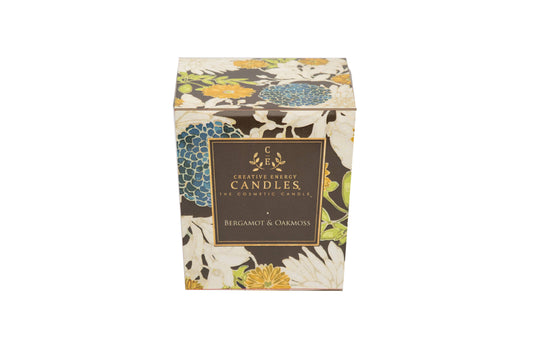 Creative Energy Candles - Bergamot &  Oakmoss: 2-in-1 Soy Lotion Candle: Medium - 6 oz